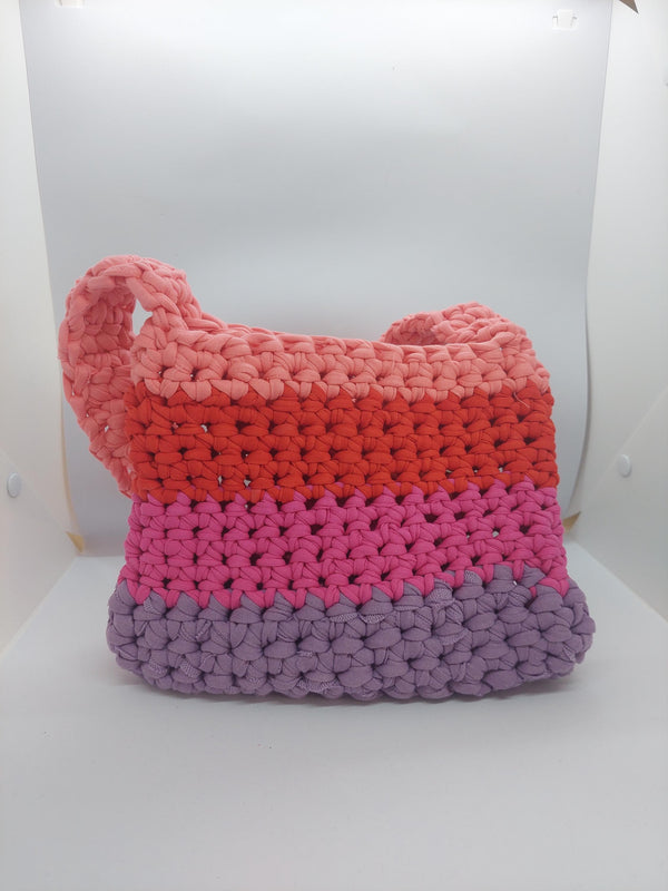 Vibrant Handmade Crochet Crossbody Bag - Colorful Accessory for Every Outfit, Perfect Gift for Her