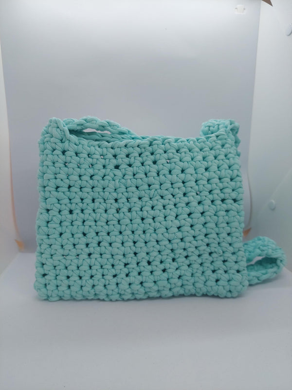 Charming Handcrafted Crochet Blue Crossbody Bag - Perfect Accessory for Any Occasion!