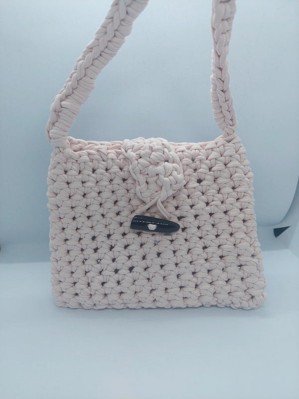 Pink Crossbody Bag,Handbag CrochetPerfect for Any Outfit,Gift For Her,Handle Bag,Crochet Handmade,Flowe Bag,Shoulder Bag Crochet