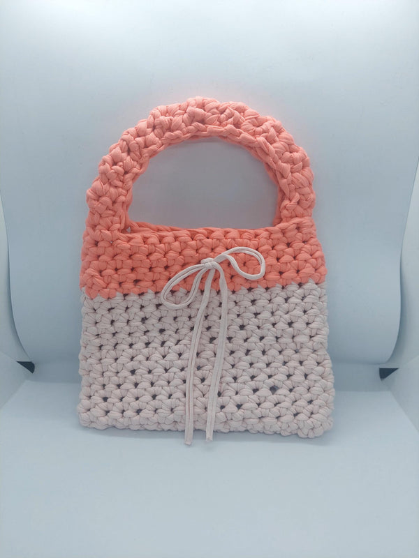 Pink Crossbody Bag, Handbag  Crochet, Shoulder Bag Crochet, Colorful Perfect for Any Outfit, Gift For Her, Handle Bag, Crochet Handmade