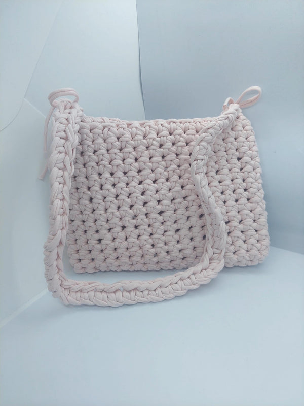 Pink Crossbody Bag, Handbag  Crochet, Shoulder Bag Crochet, Colorful Perfect for Any Outfit, Gift For Her, Handle Bag, Crochet Handmade