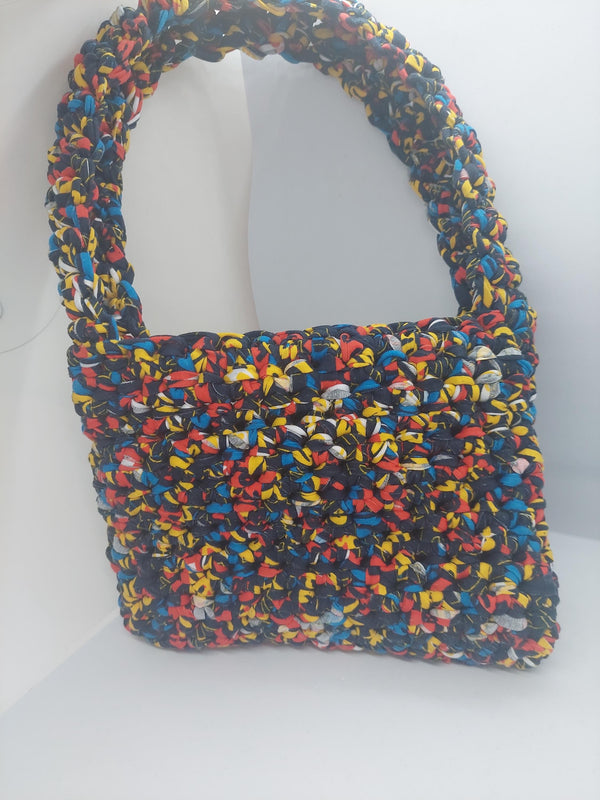 Vibrant Handmade Crochet Crossbody Bag, Colorful Shoulder Handbag, Unique Accessory for Any Occasion, Perfect Gift for Her